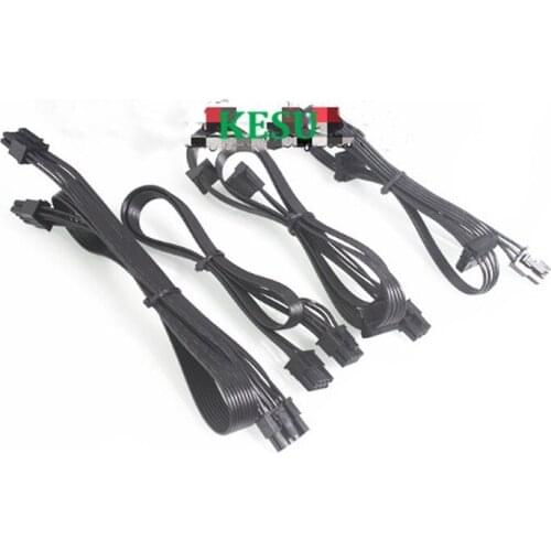 PCI-E Dual 8pin(6+2) / pcie 6+2pin / SATA 15pin / IDE 4pin modular Power supply cable for Seasonic G-450 G-550 G-650 G-750