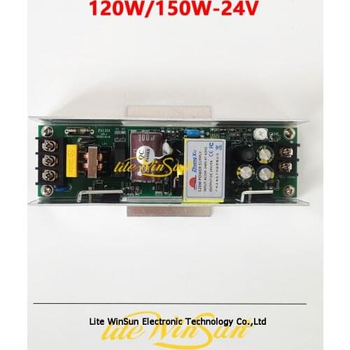 120W-24V 5A Power Supply Board 152mm for LED Wall Wash Light Floor Light