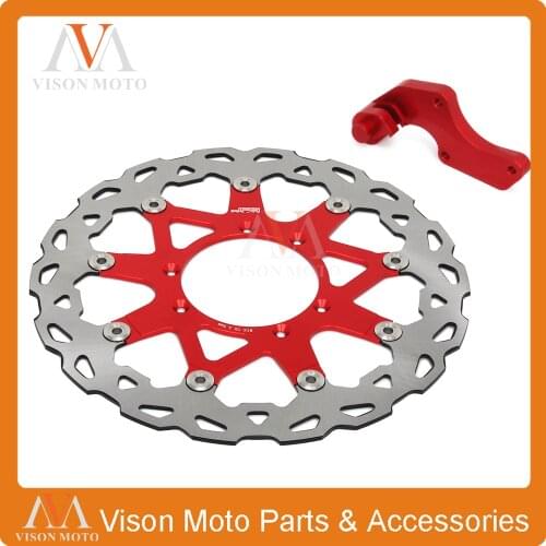 320MM Floating Brake Discs+Bracket For Honda CR CRF CR125 CR250 CRF250R CRF250X CRF450X CRF450R Dirt Bike Motocross Enduro