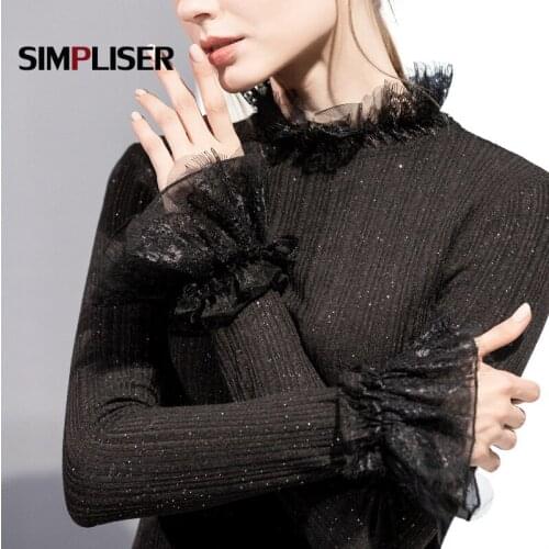 Женские рубашки с рюшами Simpliser China At AliExpress