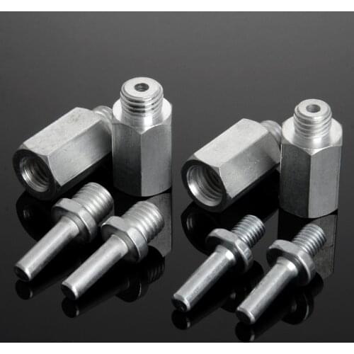 1Pc Steel Drill Aapter Thread For Polishing Pad & Hook Loop Backer Plate Backing Pad & Polisher M10/M14/M16 5/8" Thread