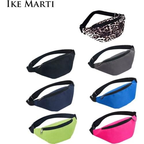 IKE MARTI Waist Bag Female Belt New Brand Fashion Waterproof Chest Handbag Unisex Fanny Pack Ladies Waist Pack Belly Bags Purse