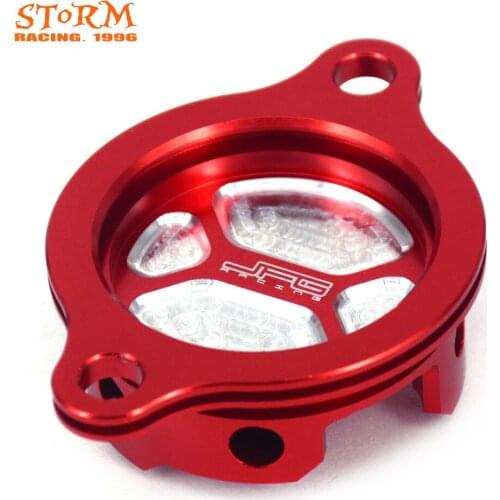 CNC Billet Motorcycle Engine Oil Plug Filter Cover Cap For HONDA CRF250R CRF 250 R 250R 2010 2011 2012 2013 2014 2015 2016 10-16
