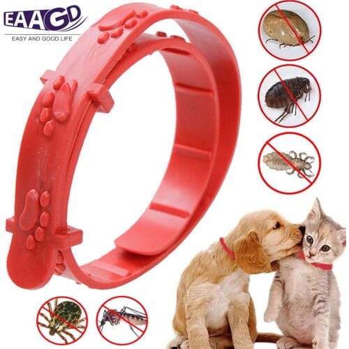 1Pcs Anti-flea Dog Collar to Prevent Ticks, Mosquito, Insects, 42cm Adjustable Size