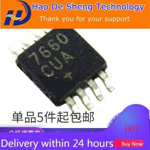 10PCS/LOT ICL7660 ICL7660CUA 7660CUA MSOP8 New Original In Stock