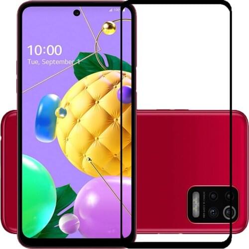 2.5D 9H Premium Tempered Glass for LG K52 Full Coverage Screen Protector Protective Film for LG Q52