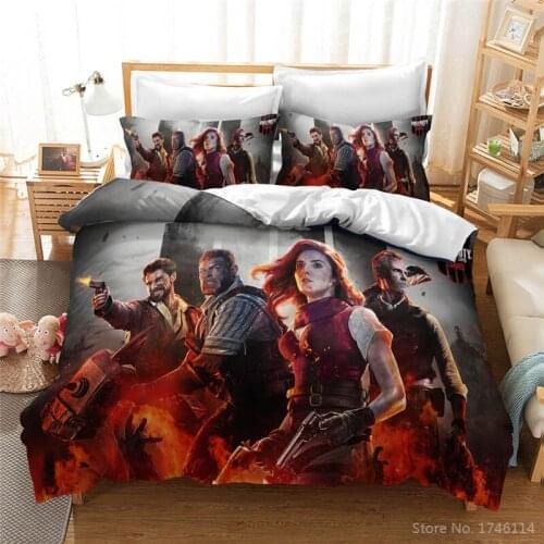 3D Cartoon Printed Bedding Set Call Duty Game Series Duvet Cover Pillowcases Set Bed Linens Bedclothes Twin Full Queen King Size