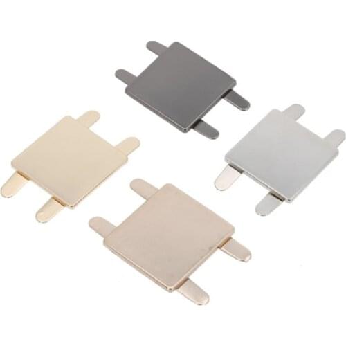 10 Pieces Metal Labels Spot Luggage Blank Sign Alloy Strip Blank Plate Trademark Clothing Luggage Hardware Tags Private Custom