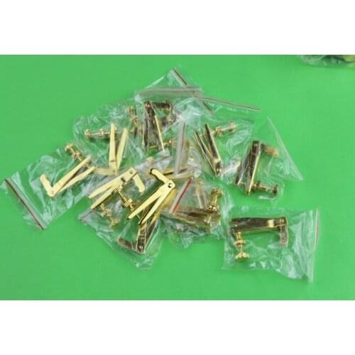 8 pcs Viola fine-tuning top grade pure copper gold plated fine-tuning Viola accessories high-end Viola string hook