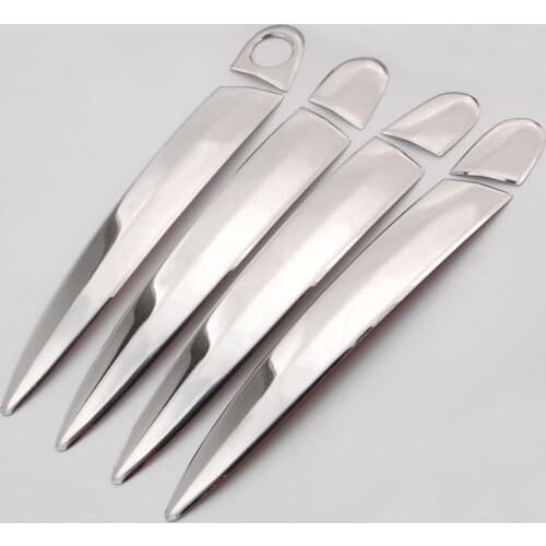 BBQ@FUKA Car Accessories 4 PCS Stainless Steel Chrome Stainless Steel Car Door Handle Cover Trim For BMW E90 323i E70 X5 E71 X6