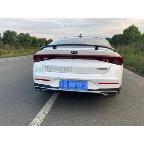 For Kia K5 Optima (DL3) 2020 2021 Car Accessories ABS Chrome Side Rear Window Spoiler Cover Trim Molding Garnish Bezel Styling
