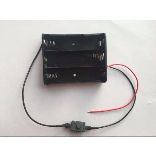 18650 Battery Case Holder 3*18650 Battery Storage Box 3*3.7V With Wire Lead ON&OFF Switch For 3*18650 Lithium Battery