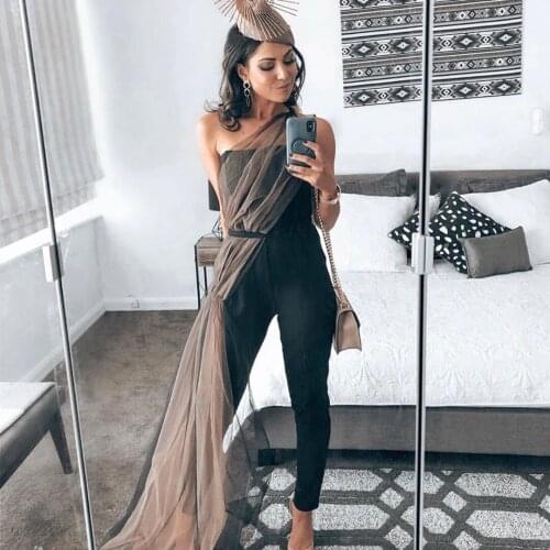 CIEMIILI Womens Evening Trouser Overalls