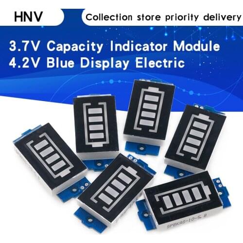 1S 2S 3S 4S Single 3.7V Lithium Battery Capacity Indicator Module 4.2V Blue Display Electric Vehicle Battery Power Tester Li-ion