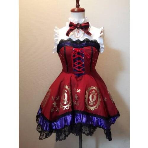 Cinderella Girls cospaly dress costume including the wig