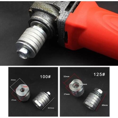 M10 M14 Angle Grinder To Grooving Machine Adapter 100/125 Type Lock Nuts Flange Kit For Variable Slotting Machine Conversion