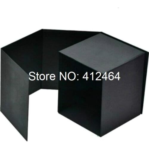 Matte Black One Piece Carton Style Corrugated mailing Boxes With No Glue.BX-2080