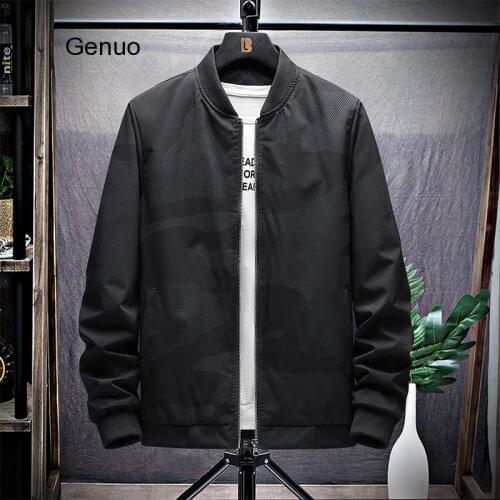 Male Casual Baseball Bomber Jacket Mens Overcoat Plus size Zip Up Men Jacket Spring Autumn Brand Windbreaker Slim Fit Coats 8XL