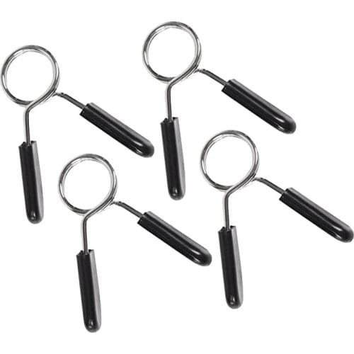 NEW-4 Pack Dumbbell Spring Collars, Exercise Barbell Clip Clamps for Weight Dumbbells Gym Fitness Training Weight-Lifting