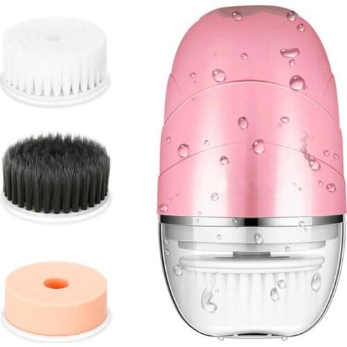 3 In 1 Face Cleansing Brush USB Charging Electric Face Skin Care Beauty Brush for Face Cleaning Facial Face Washing Machine