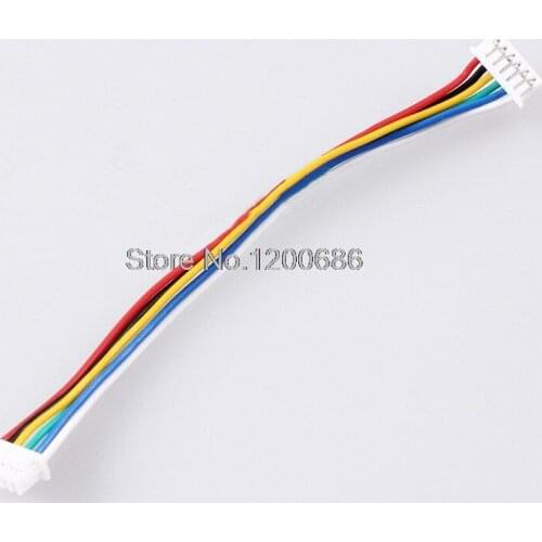 10 Set JST 1.25mm Pitch Male Connector Wire 15CM Long 6 Pin