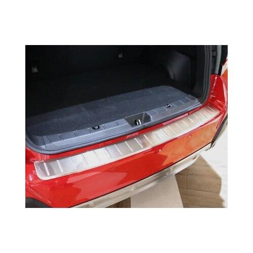 Steel Trunk Sill Cover For Subaru Crosstrek XV 2018 Bumper Protector Scuff Plate