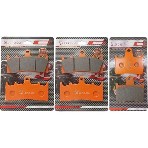 Motorcycle Carbon Front Rear Brake Pads For Suzuki GS1200 2001 GSX1400 2001 2002 2003 2004 2005 2006 2007 GSXR1000 2001 2002