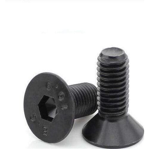 M10 Hexagon Socket Screw Hex Countersunk Flat Head Vis Allen Black Screws Machine Socke Parafuso Tornillos Viti DIN7991/ISO10642
