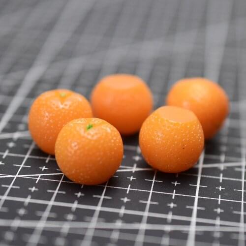 1pcs/lot resin flat back simulation food yellow orange 15mm Cabochons Hair Bow Center Card Frame Making Craft DIY