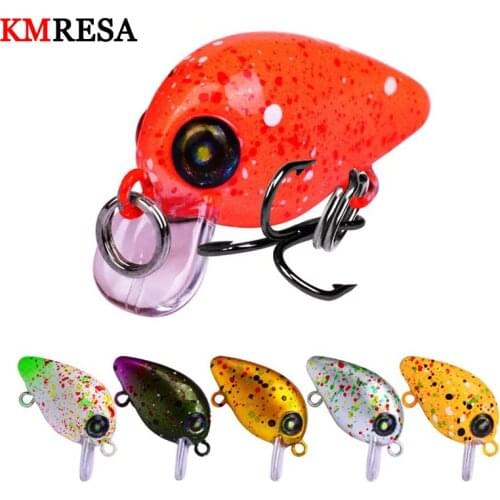 1pcs Minnow Mini Crank Baits 2.5g/3cm Fishing Lures Crankbait Artificial Lure Bait With 12# Hooks Wobblers Bass pike