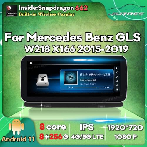 12.3 Inch 256G Android 11.0 Car Radio For Mercedes Benz GLS W218 X166 2015-2019 Navigation Multimedia Player Auto Stereo Reciver