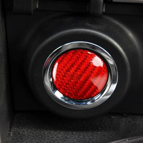 Car Engine Start Stop Ignition Key Ring Trim Sticker for Toyota 86 Subaru BRZ