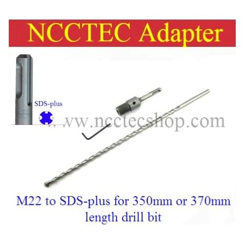 [for 350mm or 370mm length diamond core drill bits] adapter connector SDS-PLUS to M22 for electric drill machine FREE shipping