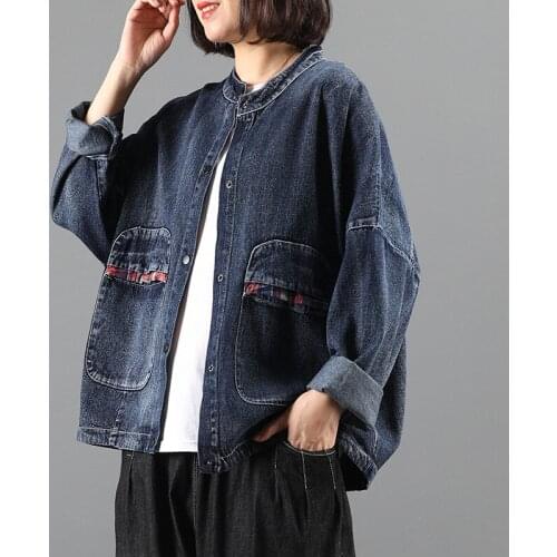 Женские джинсовые куртки Fairynatural China At AliExpress