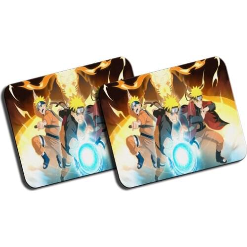 MERCHANDMANIA PACK 2 large NARUTO NINJUSTSU technical mats for raton computer pc laptop accessory offer