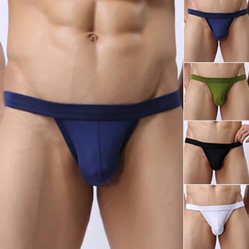 2021 New Sexy Men Underwear Briefs Men Soft Modal Comfortable Breathable Bikinis Brief Men Pouch Gay Sexy Underpants Shorts