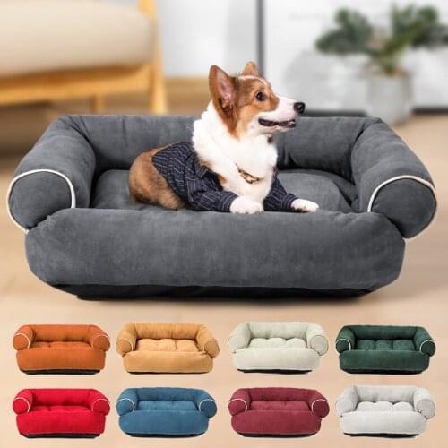 New Style Pet Dog Sofa Bed Kennel Dog Mat Autumn and Winter Pet Deep Sleep Big Dog Sofa Bed