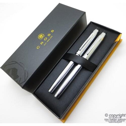 Cross 3549 Fountain Pen + Roller Pen Set | Cross Pen | İsme Special Pen