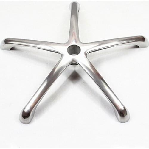 Five Stars Horse Hoof Chair Leg for Office Chair Aluminum Alloy Chari Base Chair Part