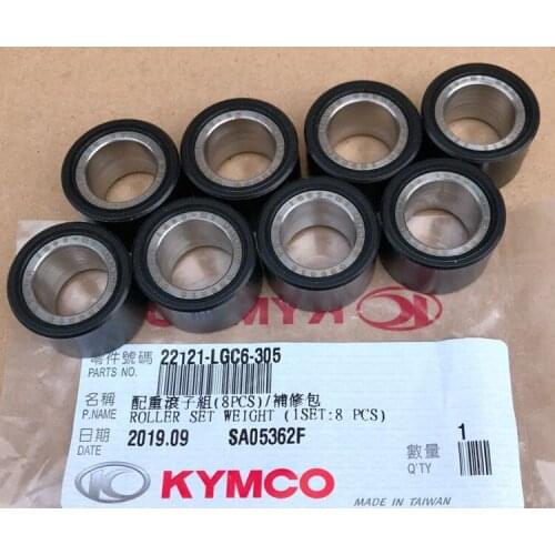 Motorcycle Bead Clutch Counterweight Roller 8 / Set for Kymco Ak550 Saa1aa Pri