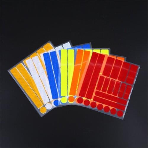 Reflective Tape Reflector Reflectante Moto Reflective Sticker for Bicycle Frame Stickers Auto Decorative Tape Car Accessories
