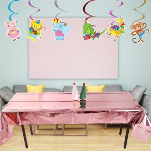 Waterproof Glitter Foil Party Rose Gold Table Cloth Table Cover Rectangular Birthday Tablecloth Wedding Birthday Table Cloth