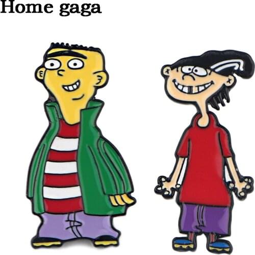 D3001 Homegaga Funny boys Metal Brooch Button Pins Denim Pin Jewelry decoration badge for clothing lapel pins