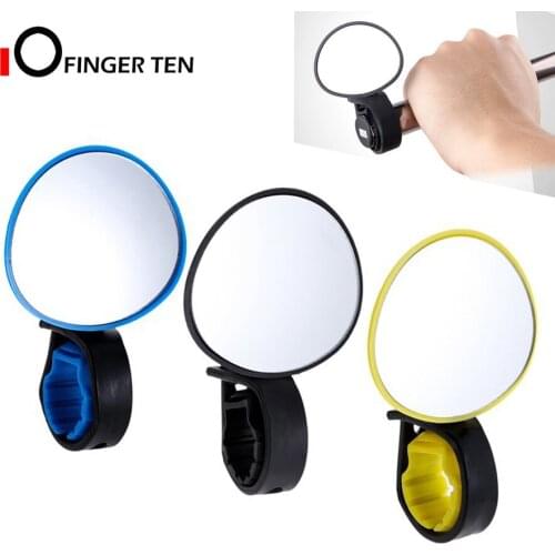 Bicycle Rearview Mirror Rotatable 360 Degree Adjustable Handlebar Rear View Mirrors for Cycling Mountain Road