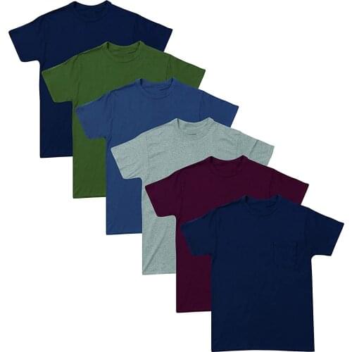 2020 solid color T-shirt cotton casual