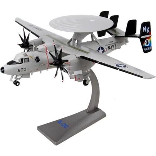 1/72 scale US Alloy fighter American AF E-2C Hawkeye Airborne Early Warning aircraft airplane models Adult child toys military