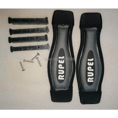 Kite Surfing 2pcs Foot Strap+4pcs Plug Insert+8 pcs Screw +4 pcs washer for Wind Surf Board Surfing Accessoire