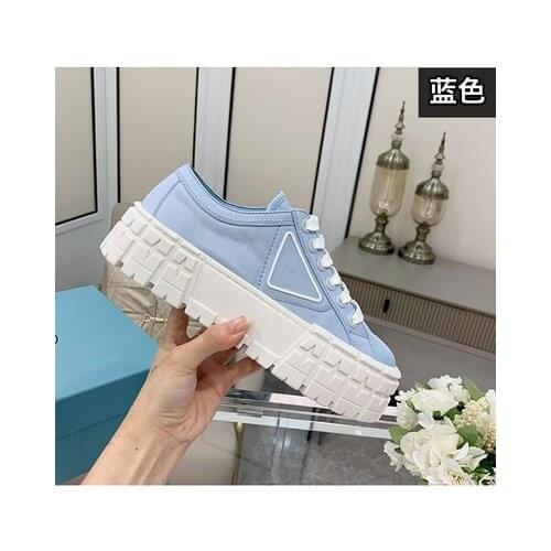 2021 small white shoes spring and summer canvas thick sole single shoes high leisure sports shoes fashion womens shoes