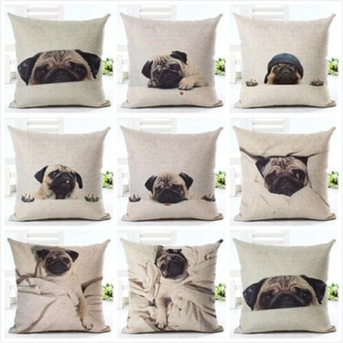 45x45cm animal Sofa Pillowcase Pink Cushion Cover Throw Pillow Case Home Sofa Bed Chair Decoration 17.72x 17.72inch