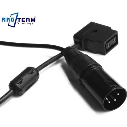 D-TAP Female to XLR 4pin Male Adapter Cable Adapt XLR to D-tap Female Cable About 50CM Free Shipping